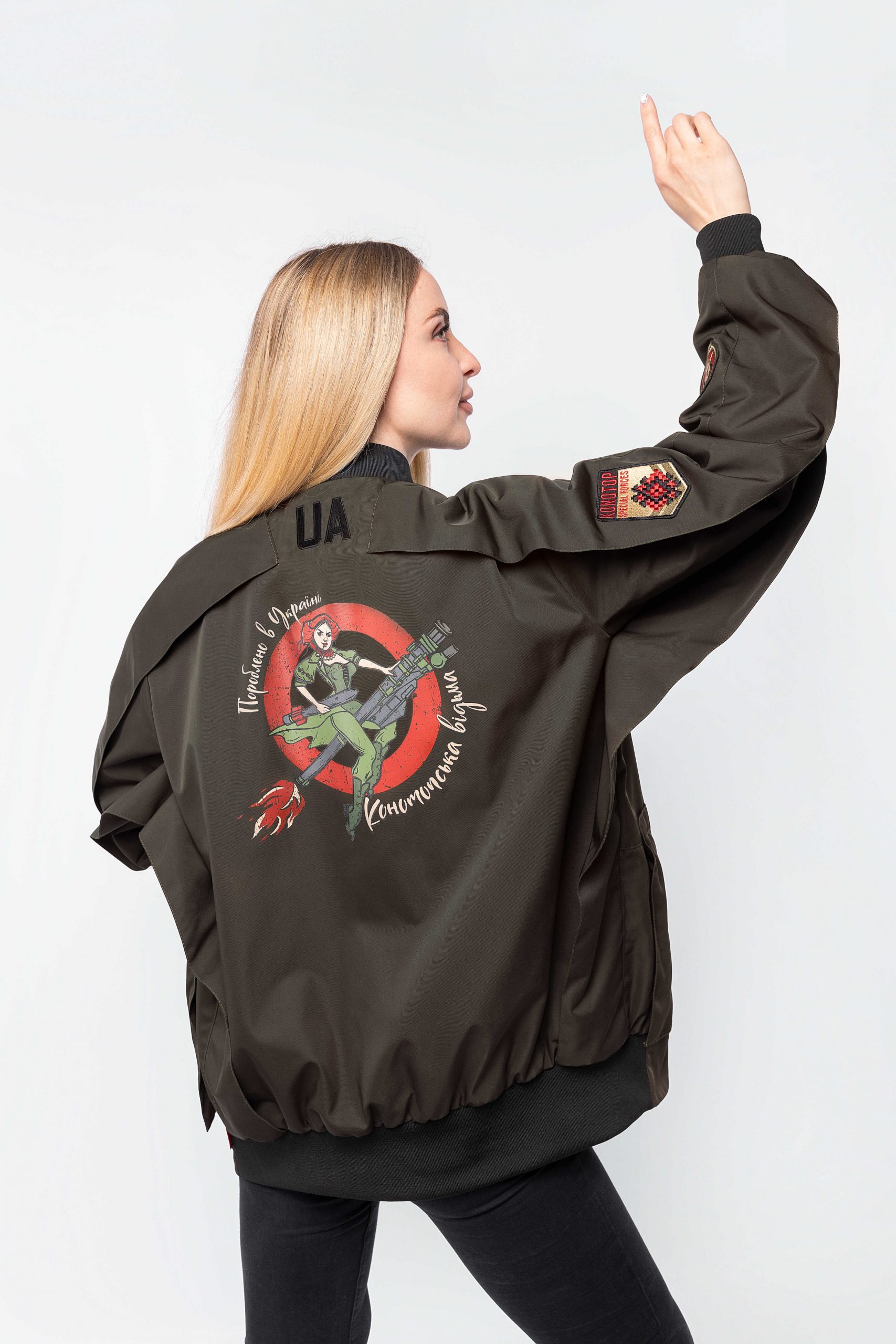 Women's Bomber Jacket Witch Baphomet Witches Día De 