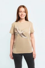 Women's T-Shirt Leleka 100. Bonuses and discounts are not applied to this item.