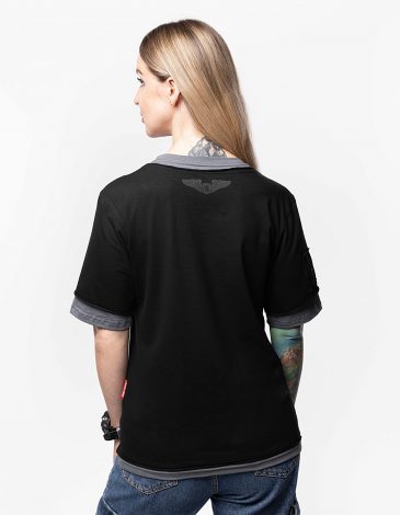 Women's T-Shirt I Love This Country. Color black. Unisex T-shirt (men’s sizes).