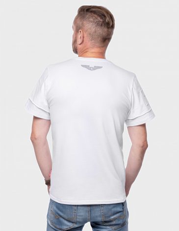 Men's T-Shirt Ukrainian. Color white. .