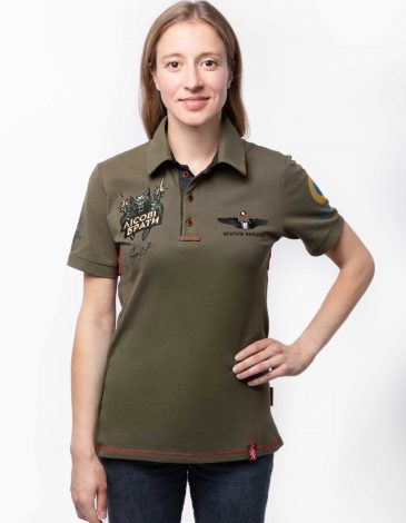 Women's Polo Shirt 39 Brigade. Color khaki. .