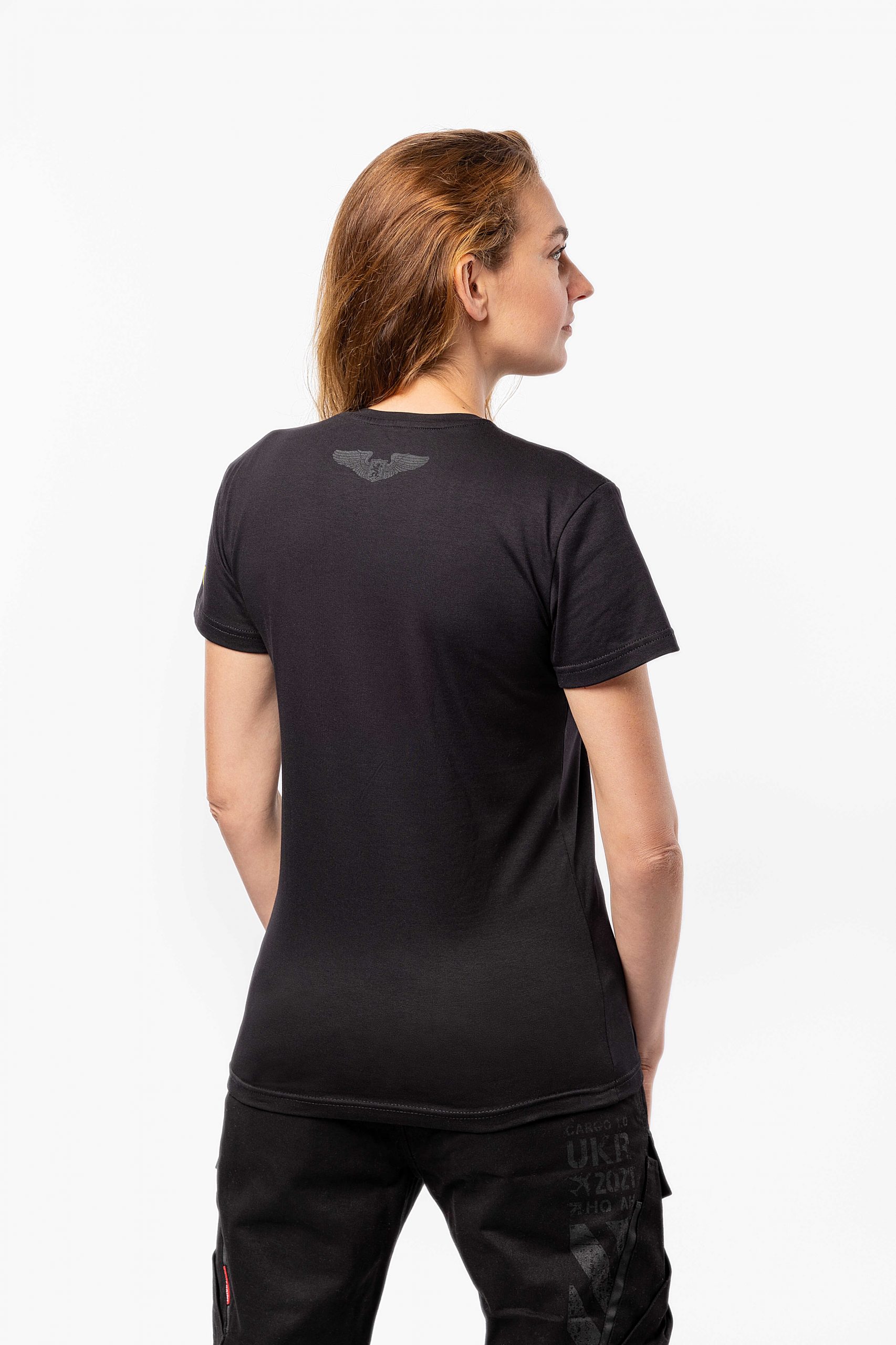 Women's T-Shirt Himars. Color black. 1.