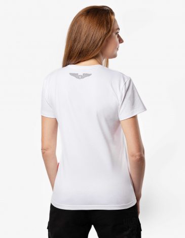 Women's T-Shirt Himars. Color white. .