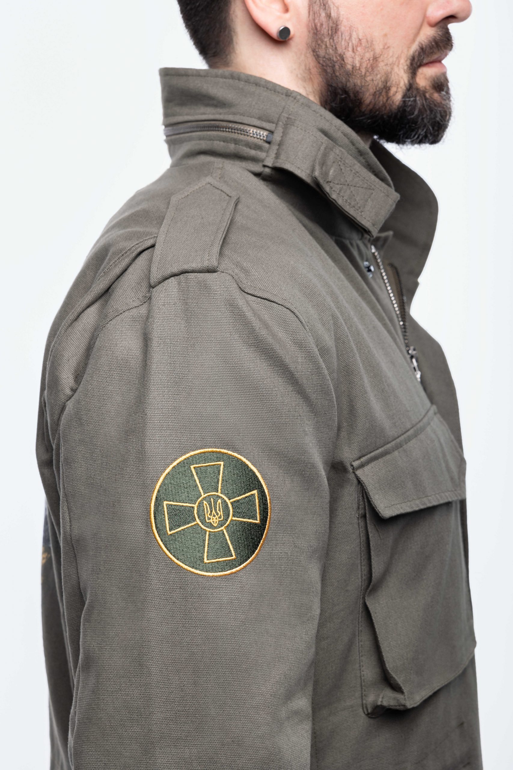Чоловіча Куртка М-65 Буревій. Колір хакі. 12.