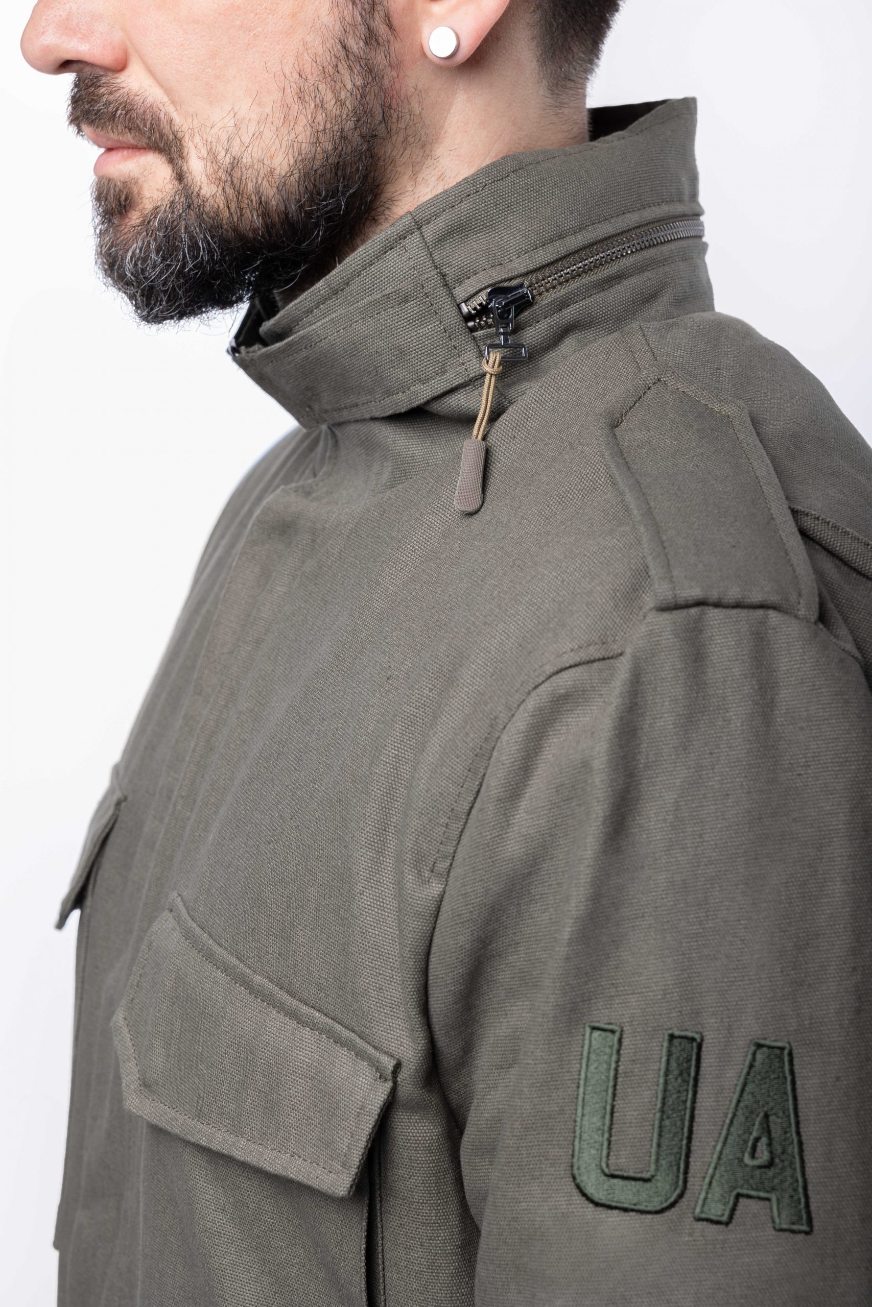 Чоловіча Куртка М-65 Буревій. Колір хакі. 11.