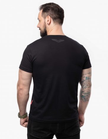 Men's T-Shirt Il-76. Color black. .