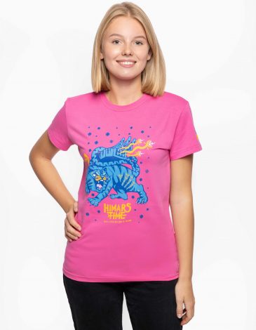 Women's T-Shirt Himars. Color pink. 2.