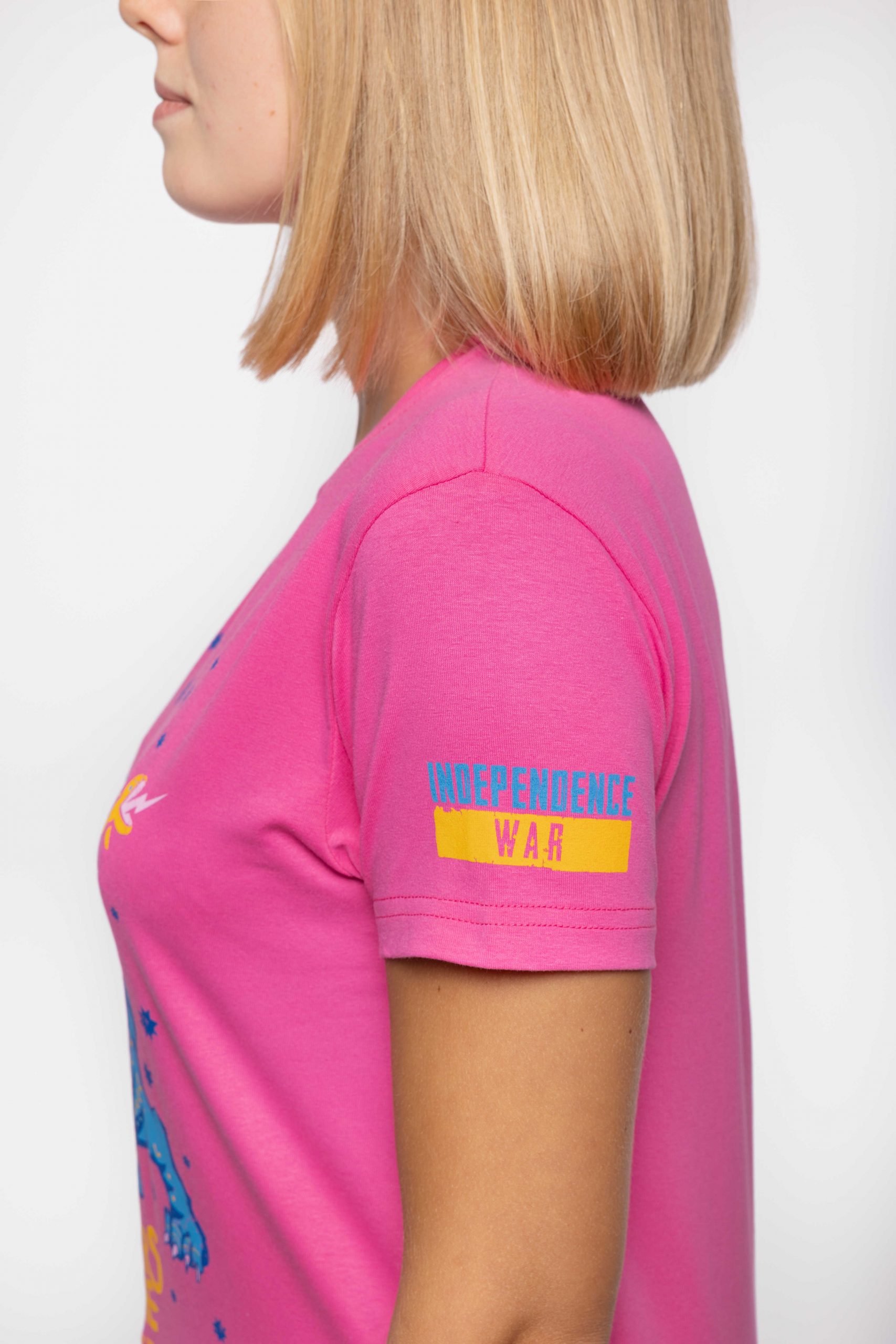 Women's T-Shirt Himars. Color pink. 3.