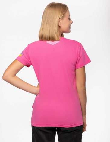 Women's T-Shirt Himars. Color pink. 2.