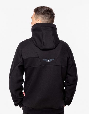 Men's Hoodie Roundel 2.0. Color black. .