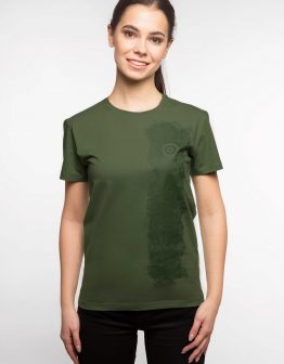 Women's T-Shirt Must-Have. Color dark green. 4.
