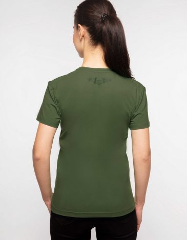Women's T-Shirt Must-Have. Color dark green. .