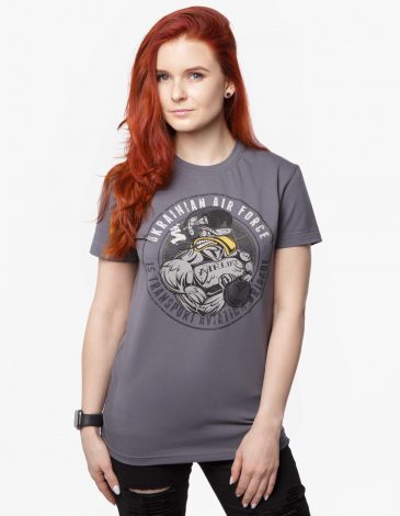 Women's T-Shirt 15 Brigade. Color gray. .