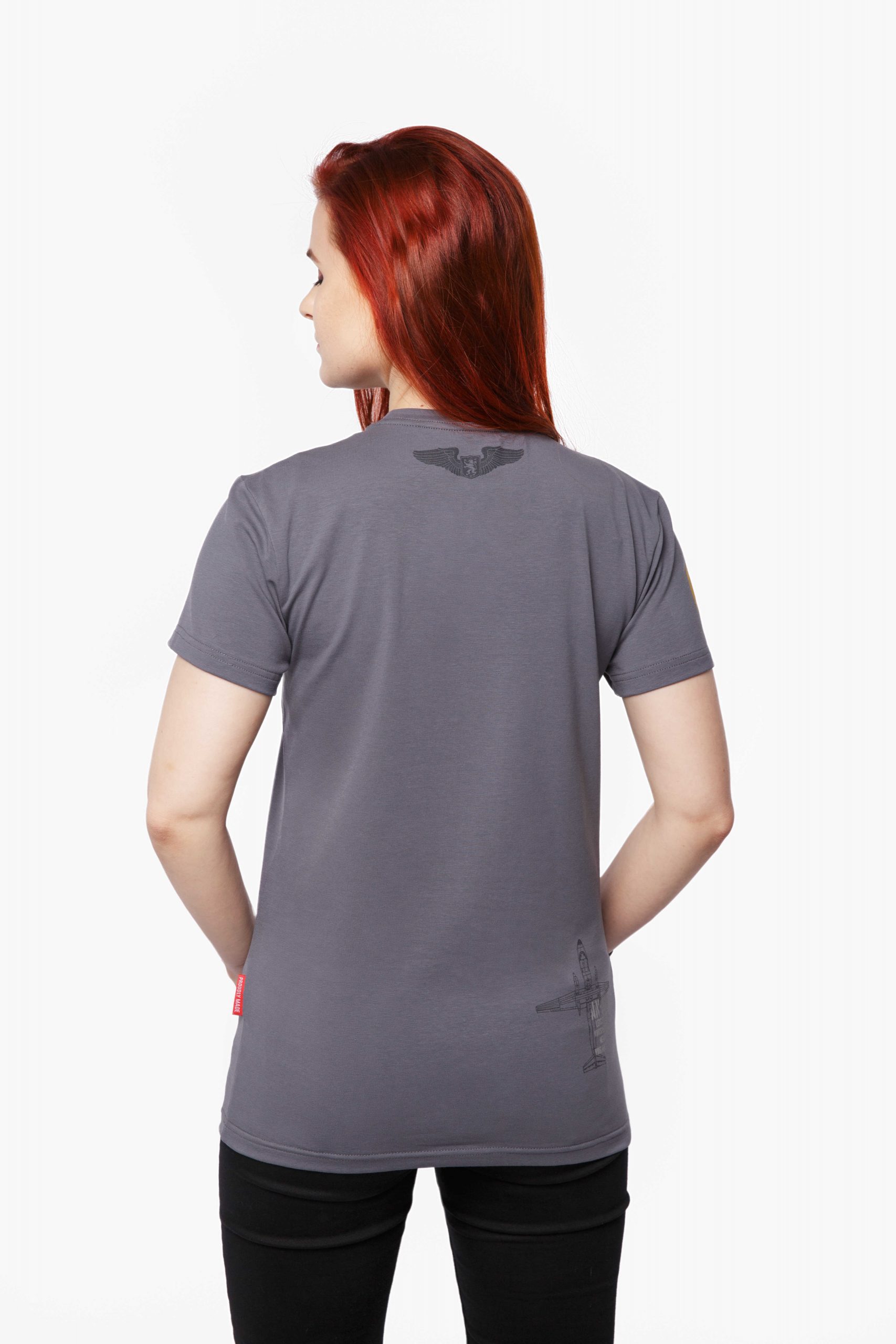 Women's T-Shirt 15 Brigade. Color gray. 1.