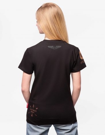 Women's T-Shirt Hornet. Color black. .