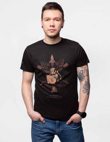 Men's T-Shirt Hornet. Color black. .