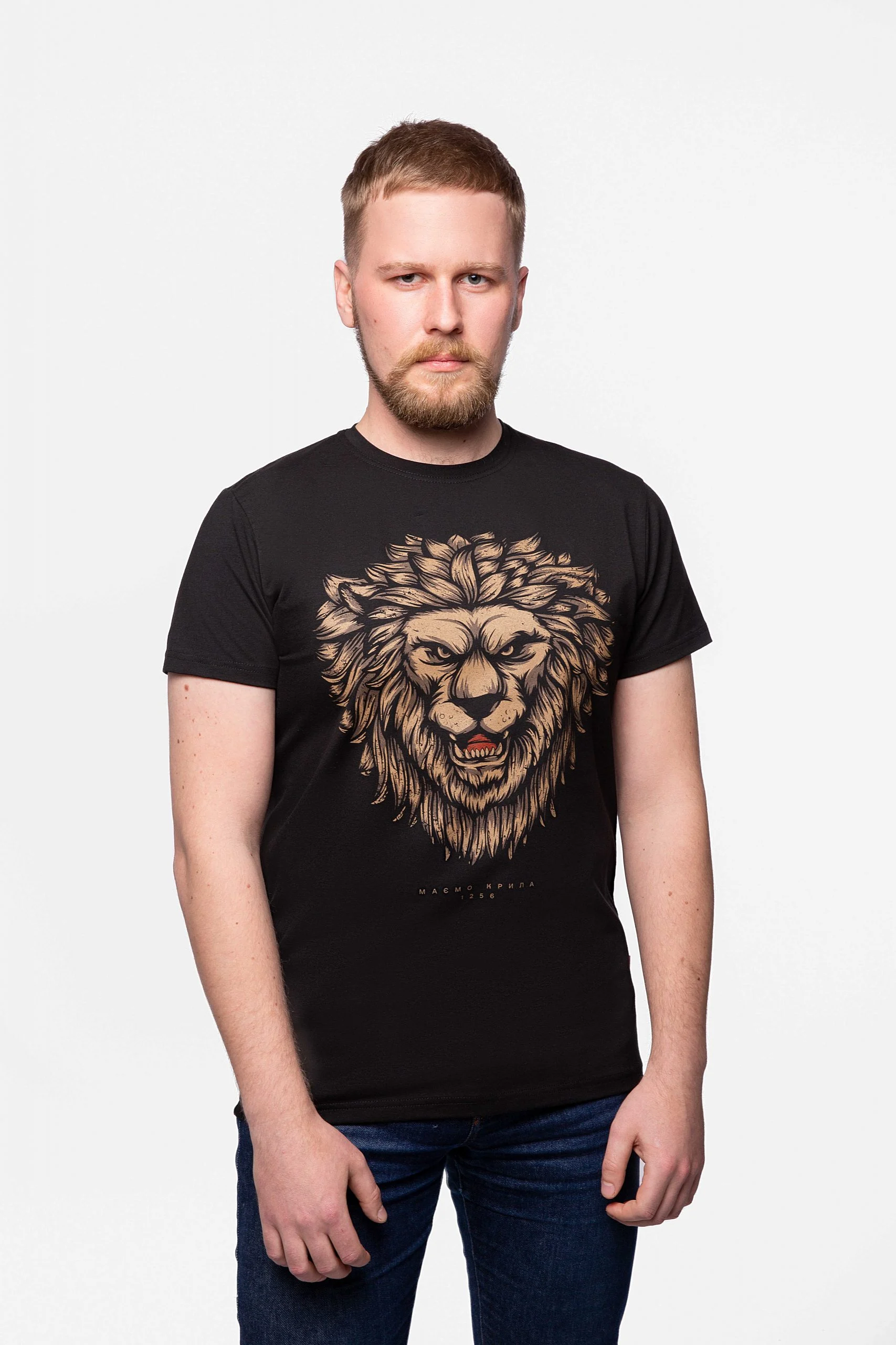 Men s t shirt LION buy online Aviatsiya Halychyny Delivery across Ukraine and worldwide