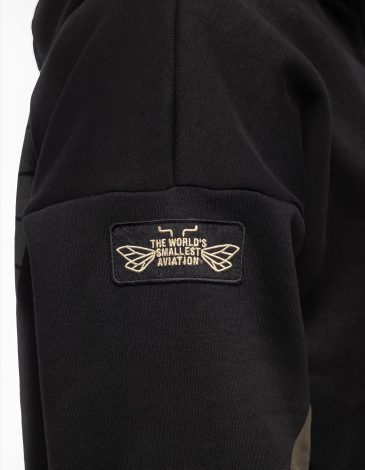 Men's Hoodie Bee. Color black. .