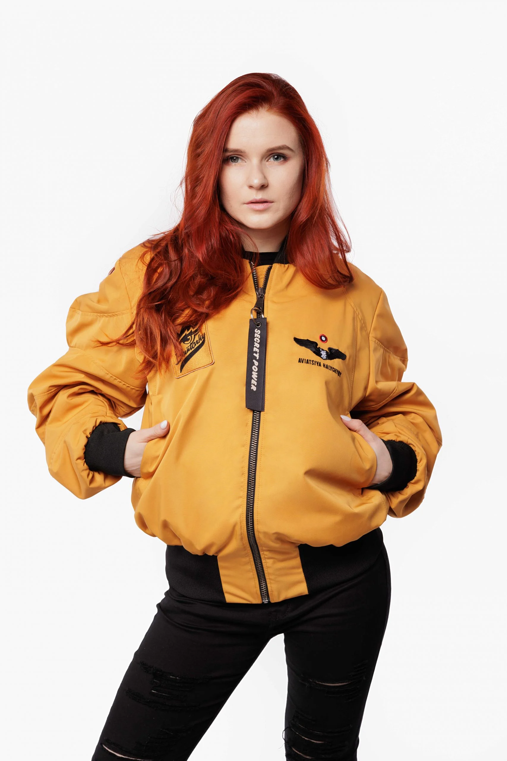 Women s bomber jacket AIRSTREAM buy online Aviatsiya Halychyny Delivery across Ukraine and worldwide