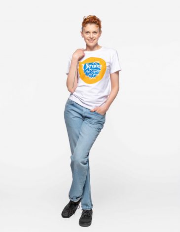 Women's Jeans Yellowblue Roundel. Color denim. Чоловічий крій, але на жіночий фігурі сидить добре.