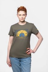 Women T-Shirt Ukrainian Sun. .