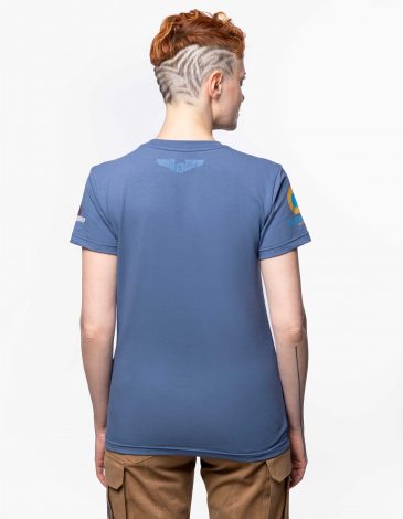 Women's T-Shirt Ac Center. Color denim. 1.