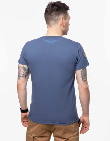 Men's T-Shirt Ac Center. Color denim. 1.