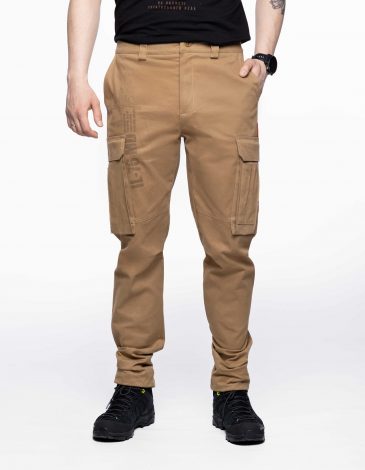 Men`s Pants Cargo Il-76. Color sand. .