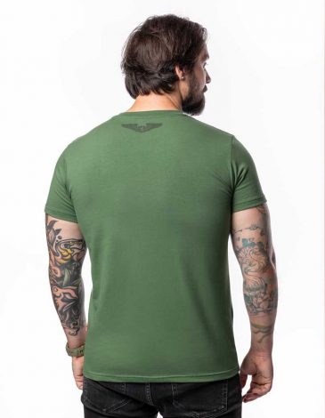 Men’s T-Shirt 11 Brigade. Color dark green. .