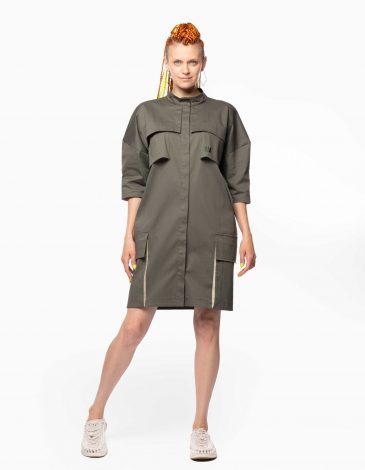 Dress-Coat Avia. Color khaki. .