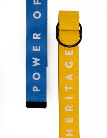 Belt Yellowblue. Color yellow. .