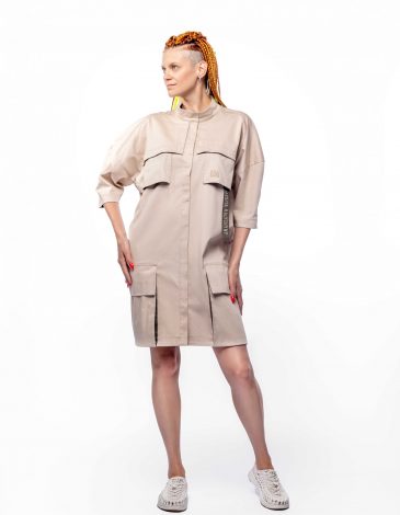 Dress-Coat Avia. Color beige. 1.