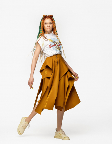 Skirt Airstream. Color Mustard. .