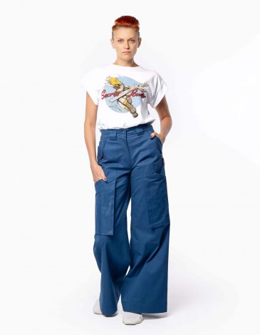 Wide Leg Pants Blast. Color denim. 1.