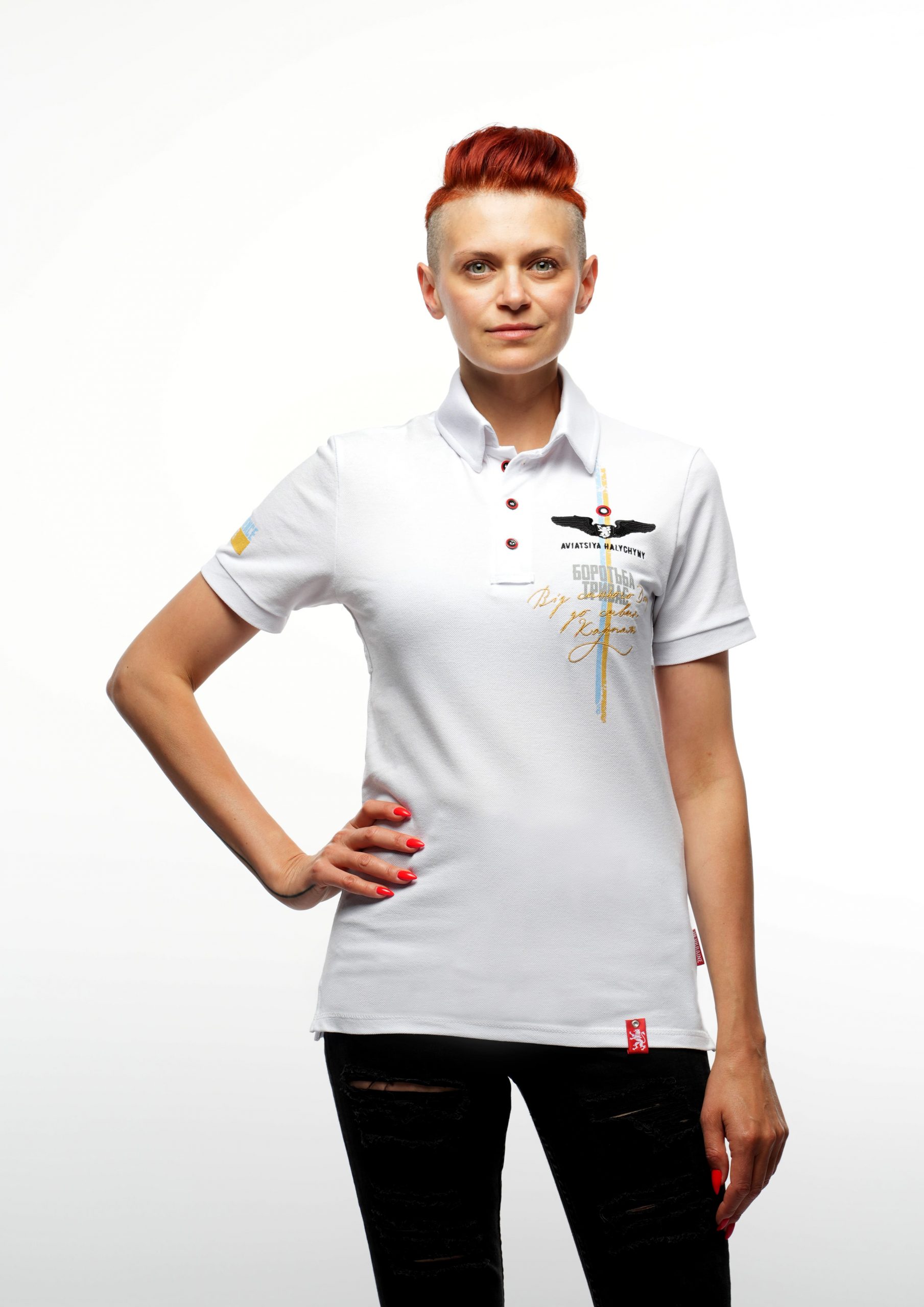 Women cheap wearing polo