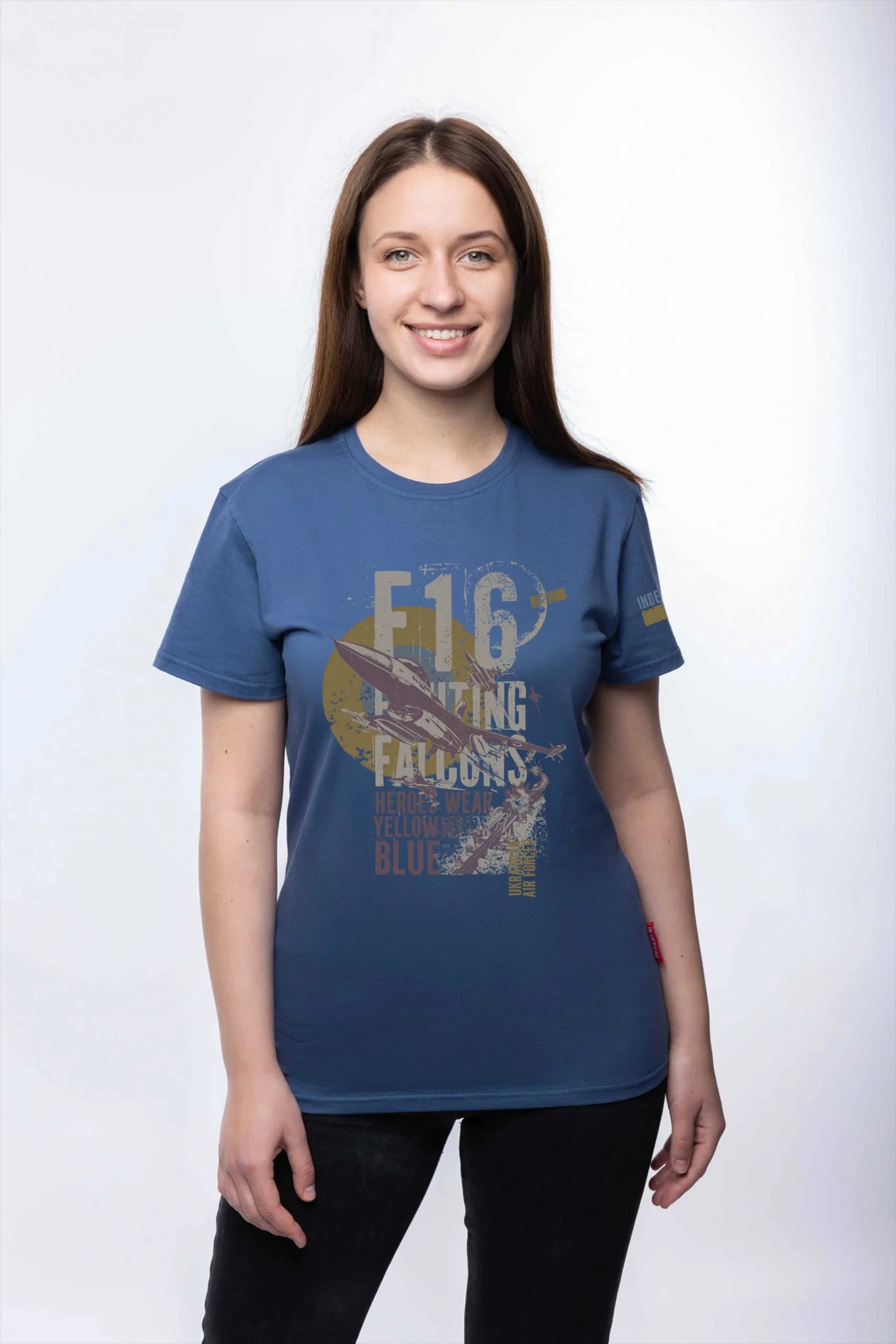 Women s t shirt FIGHTING FALCON buy online Aviatsiya Halychyny Delivery across Ukraine and worldwide