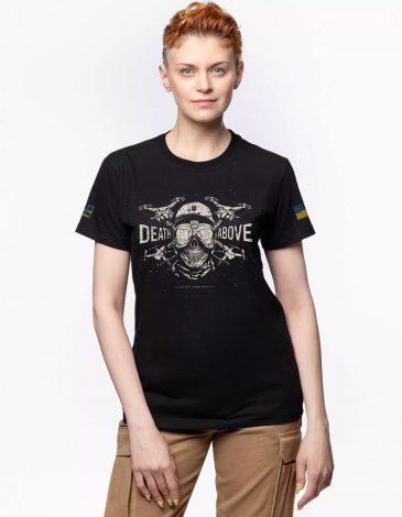 Women's T-Shirt Swarm Of Revenge. Color black. .