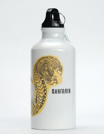 Kids Flask Pangolin. Color white. .