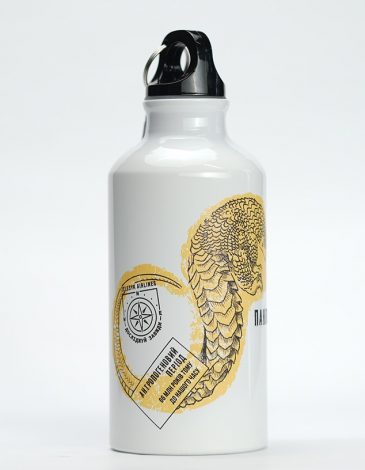 Kids Flask Pangolin. Color white. .