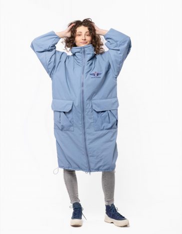 Women's Coat The Light Side. Color sky blue. .