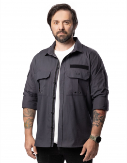 Чоловіча Сорочка Слідопит. Колір сірий. .