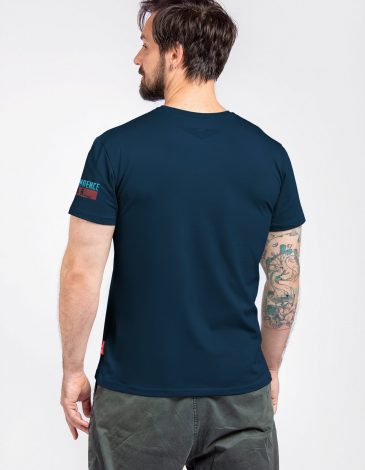 Men's T-Shirt Drown Or Burn. Color navy blue. .