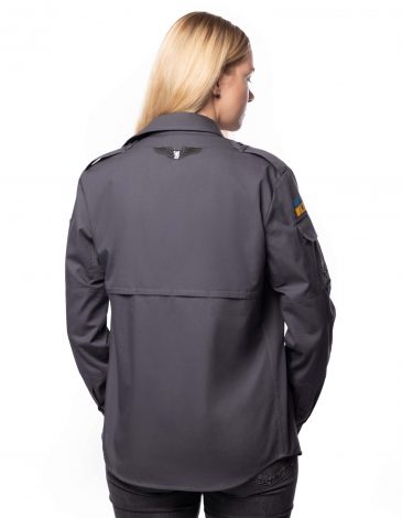 Women's Shirt Tracker. Color gray. .