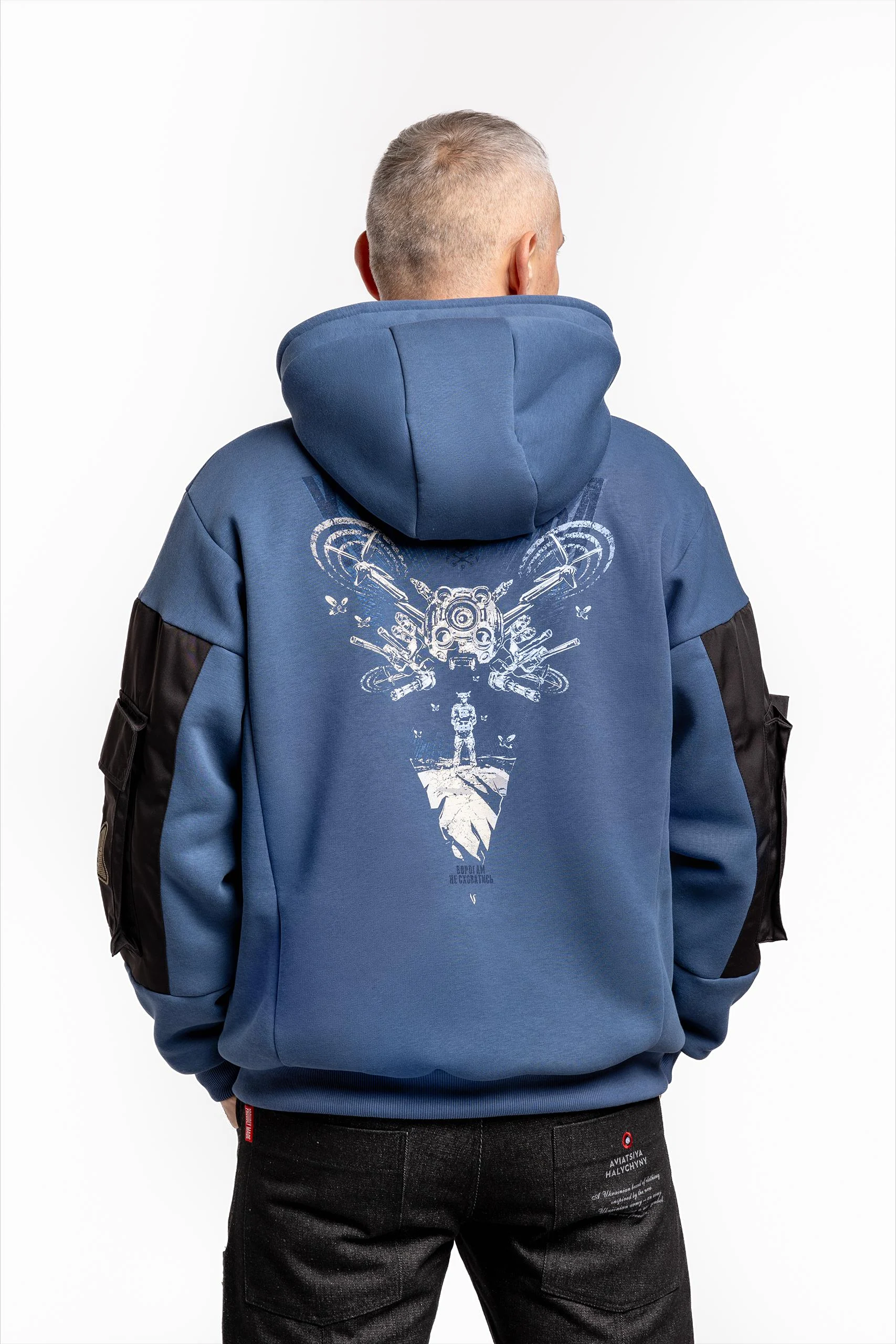 andwang Hoodie docking jacket ジャケット OUTER