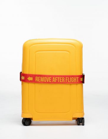 Стяжний Ремінь Для Багажу Remove After Flight. Колір червоний. .