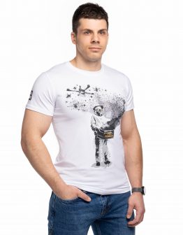 Men's T-Shirt Swarm Of Revenge 3.0. Color white. .