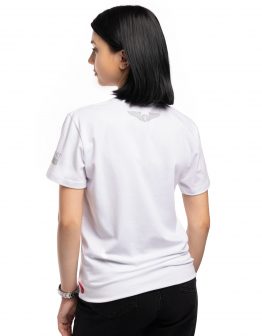 Women's T-Shirt Swarm Of Revenge 3.0. Color white. .