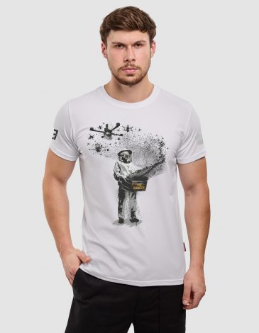 Men's T-Shirt Swarm Of Revenge 3.0. Color white. .