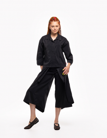 Tracking Suit Origami. Color black. 1.