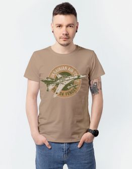 Men's T-Shirt Su-24. Roundel. Color sand. .